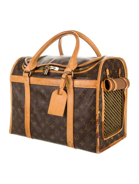 vintage Louis Vuitton pet carrier